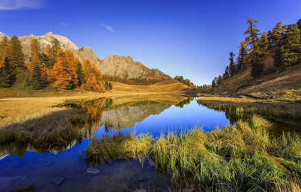 Lac en été